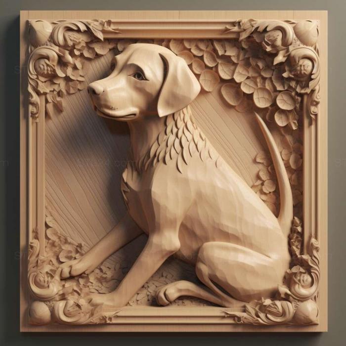 Nature and animals (st Gampr dog 3, NATURE_6963) 3D models for cnc